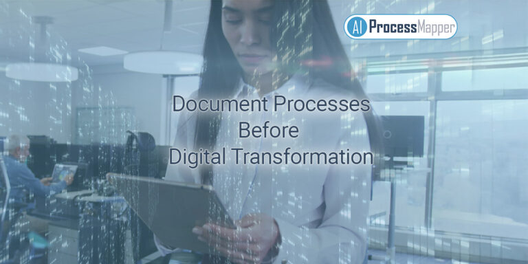 Document processes before digital transformation
